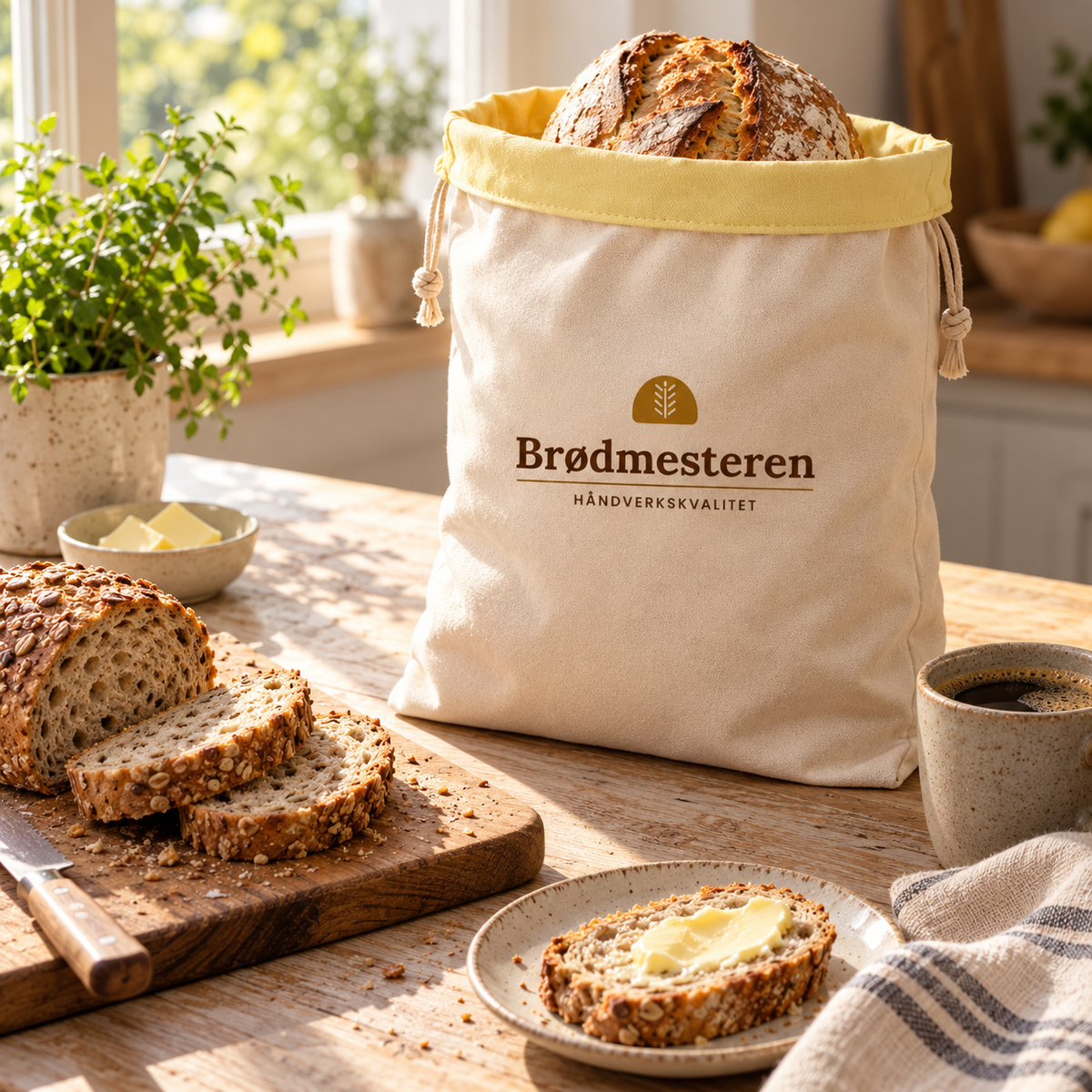 Brødmesteren™ – Bivokspose for ferskt brød
