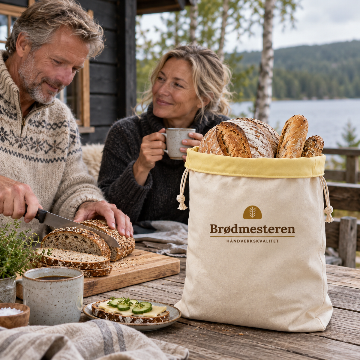 Brødmesteren™ – Bivokspose for ferskt brød