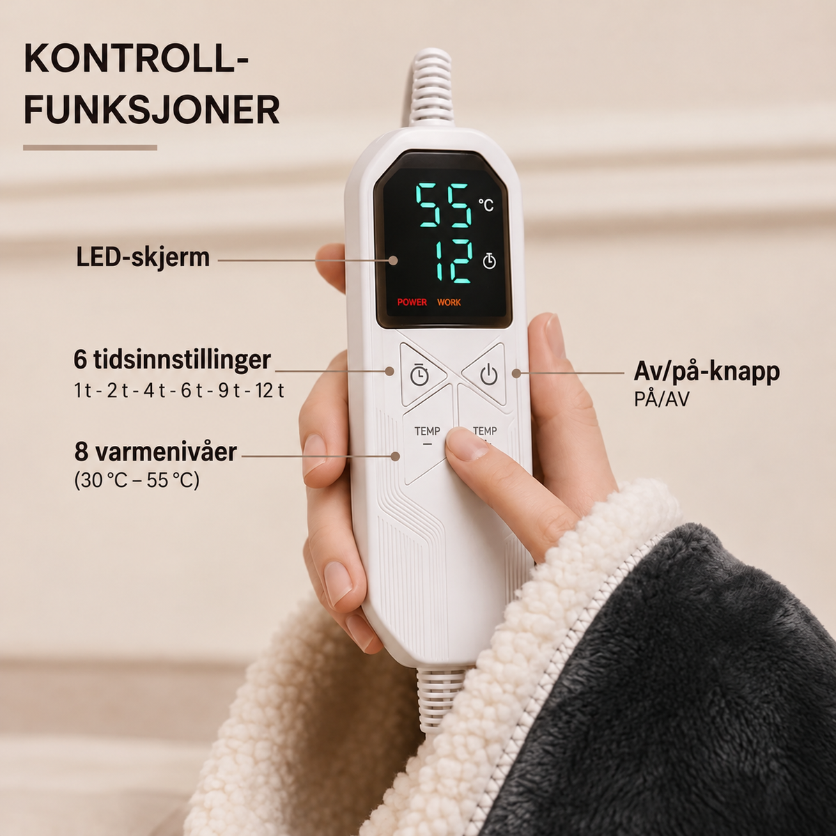 Velluna™ – Luksuriøst varmeteppe