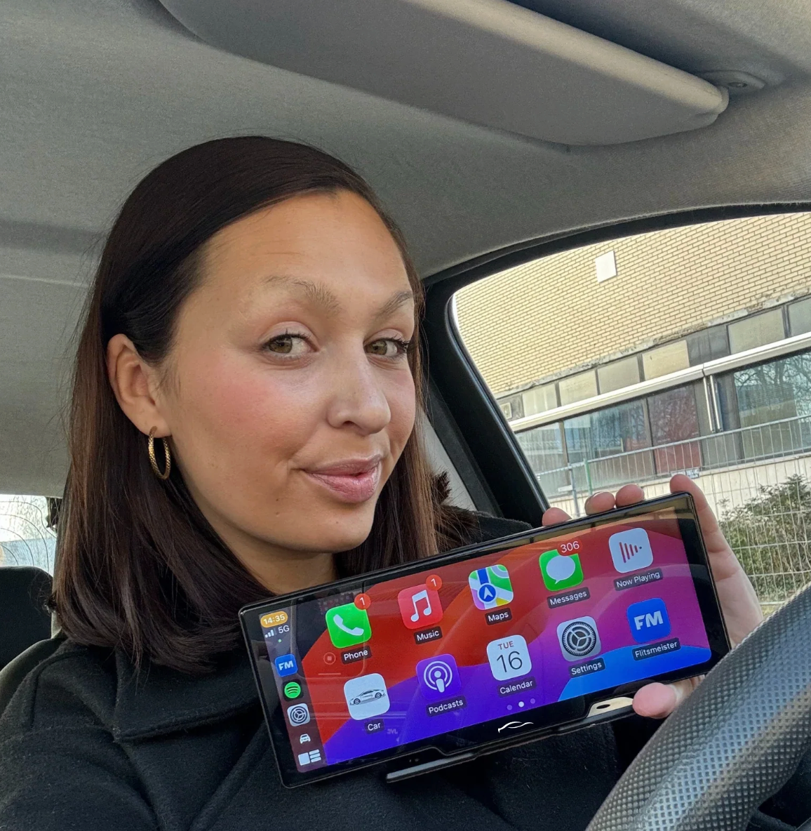 CarView Max™ – Smart bilskjerm med Apple CarPlay og Android Auto