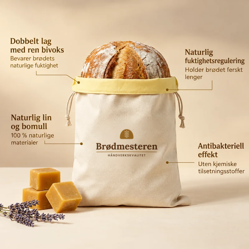 Brødmesteren™ – Bivokspose for ferskt brød