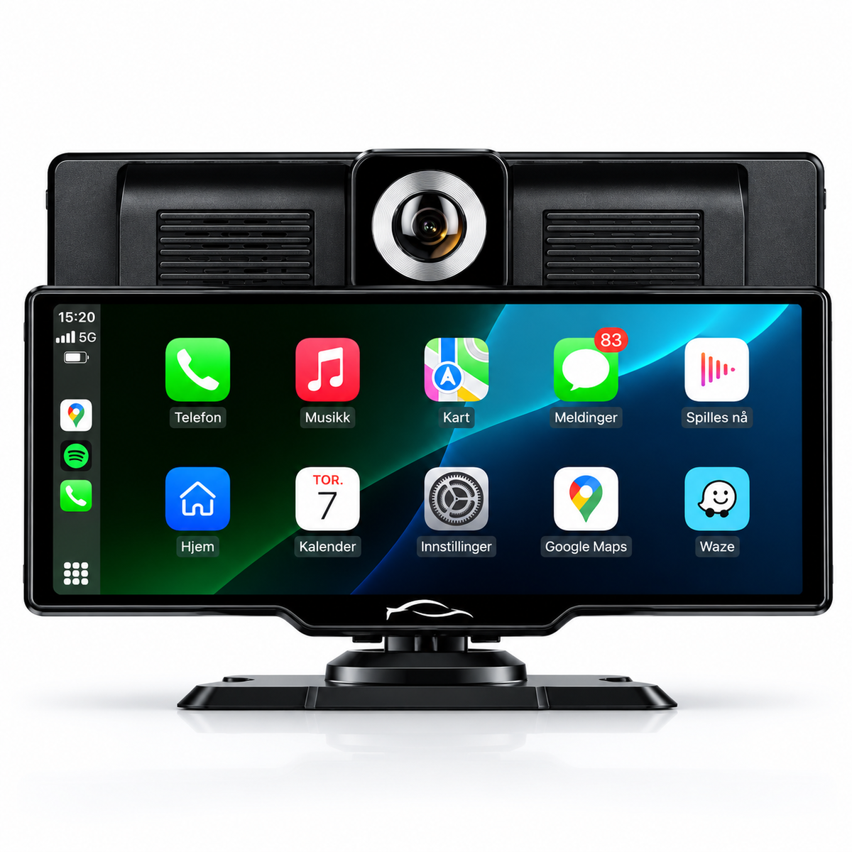 CarView Max™ – Smart bilskjerm med Apple CarPlay og Android Auto