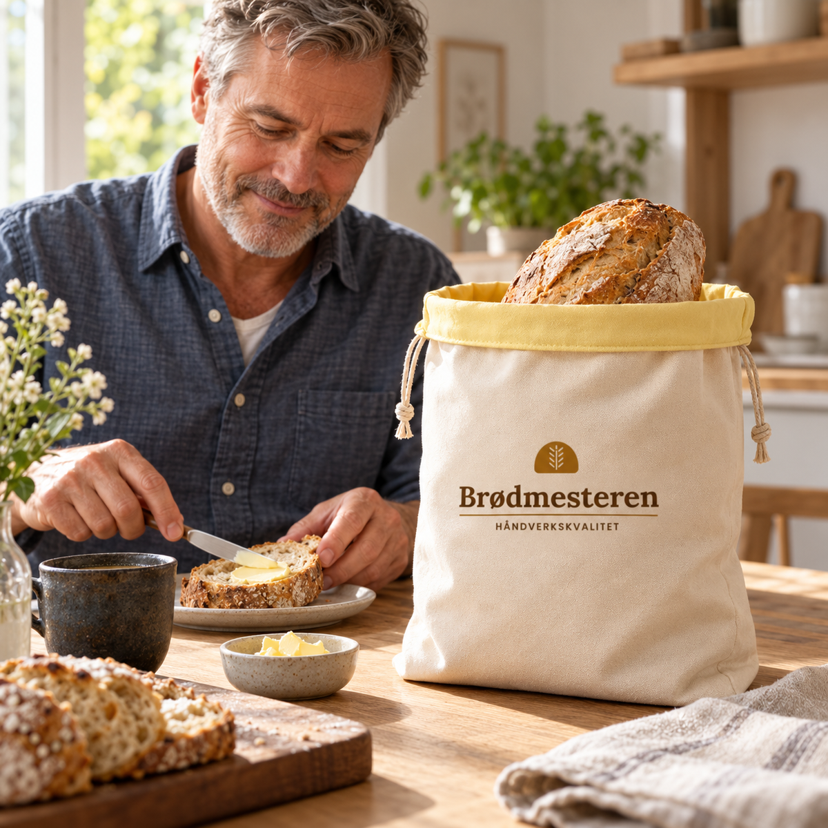 Brødmesteren™ – Bivokspose for ferskt brød